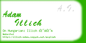 adam illich business card